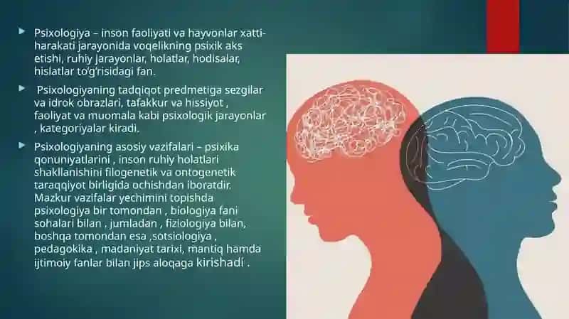 Psixologiya fanining maqsad va vazifalari 2