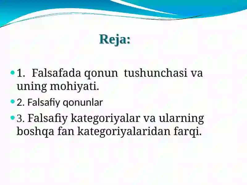 Rivojlanish falsafasi 2