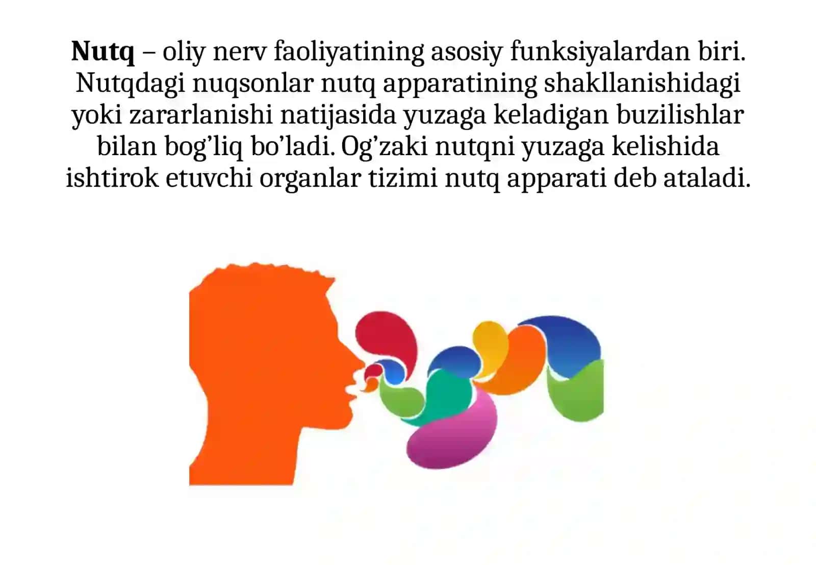 Nutq apparati organlarining tuzilishi va funksiyalari 2