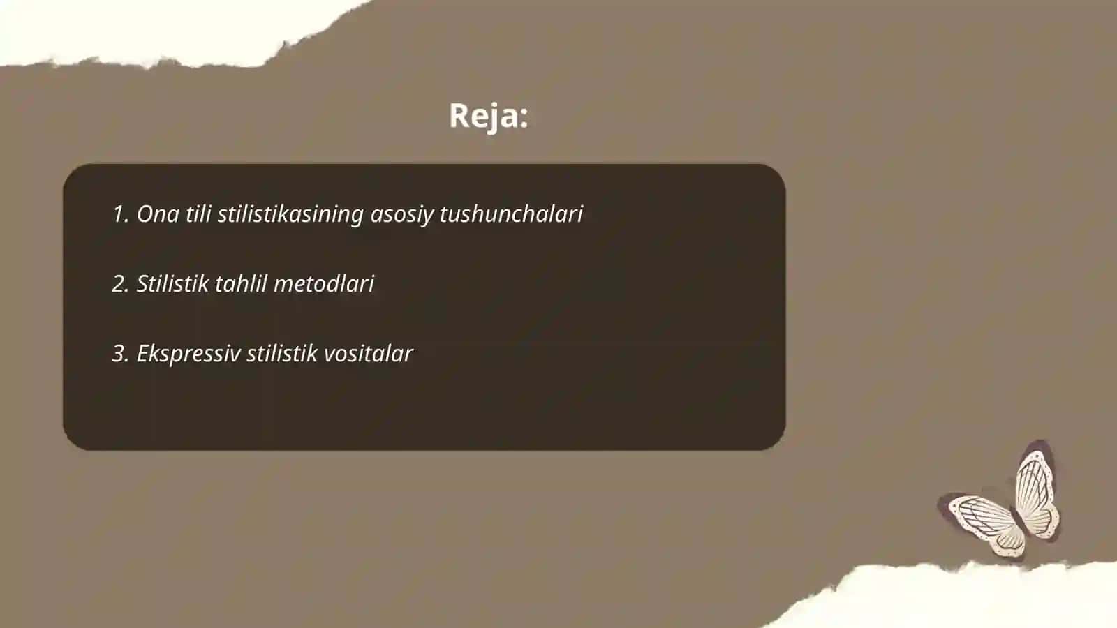 Ona tilining stilistikasi 2