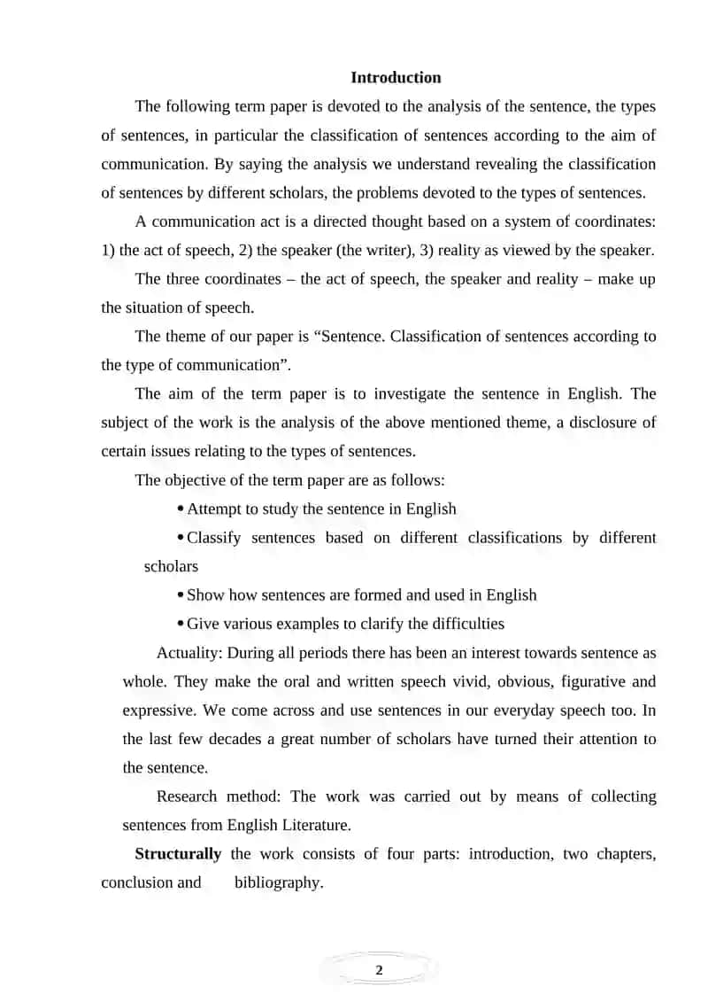 The Syntactic Features of the Old English Language 2