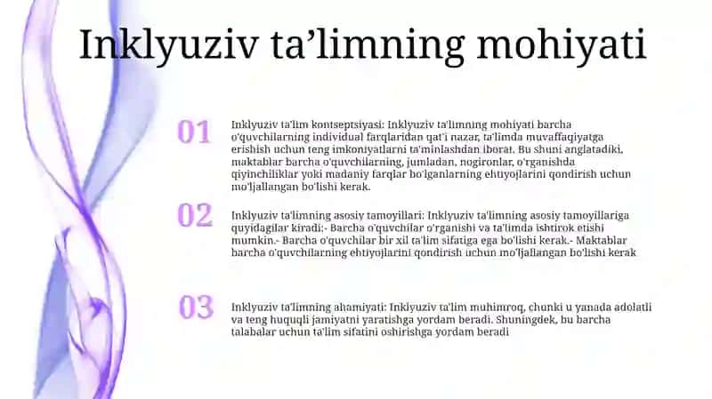 Inklyuziv talim konsepsiyasi 2