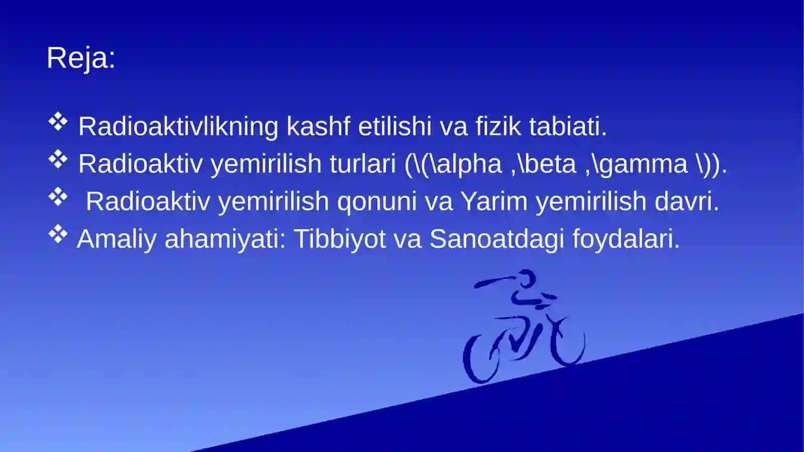 Radioaktivlik | Fizika prezentatsiya PPT 2