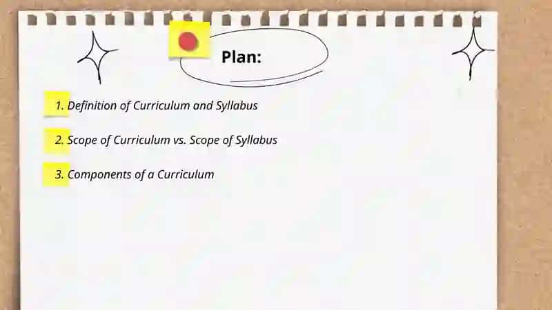 The difference between curriculum and syllabus 2