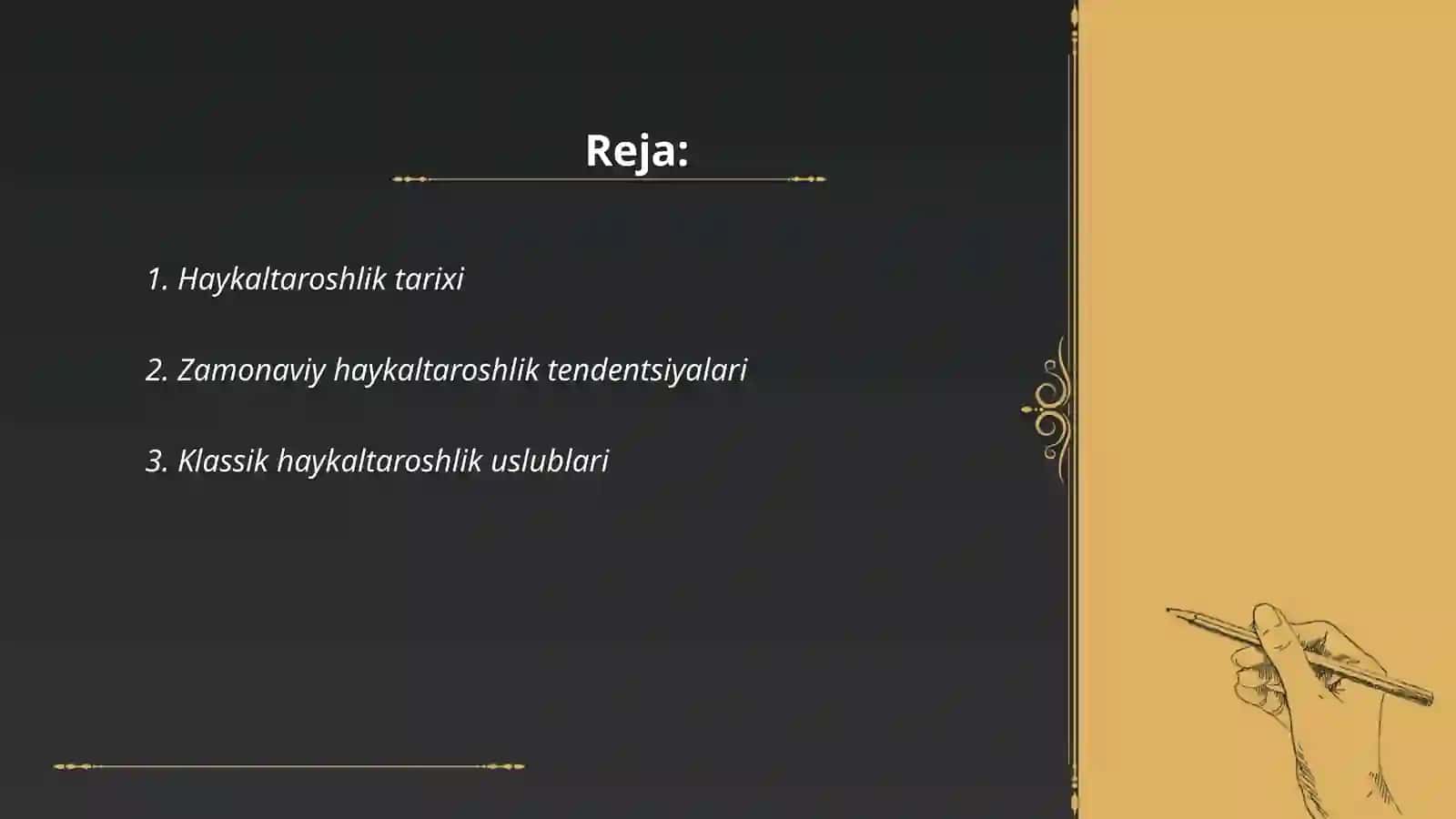 Haykaltaroshlik, grafika sanʼati 2