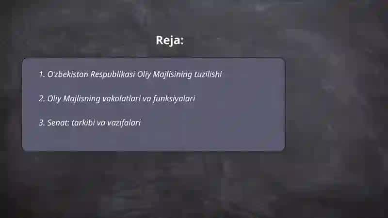 Oʻzbekiston Respublikasi Oliy Majlisi 2