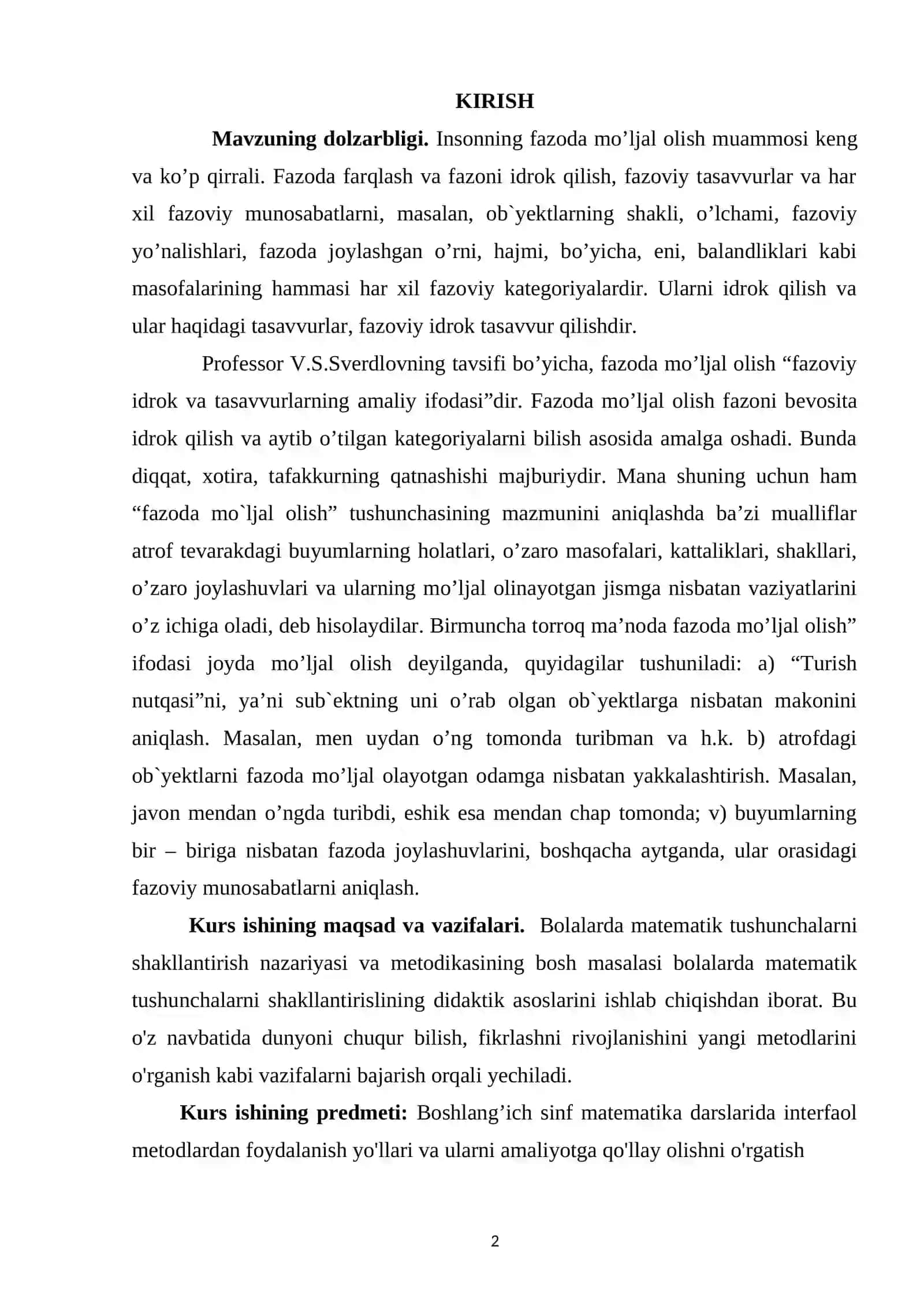 BOLALARNING TEVARAK ATROFDA FAZODA MOʻLJAL OLISHNI OʻZLASHTIRISHINING AHAMIYATI 2