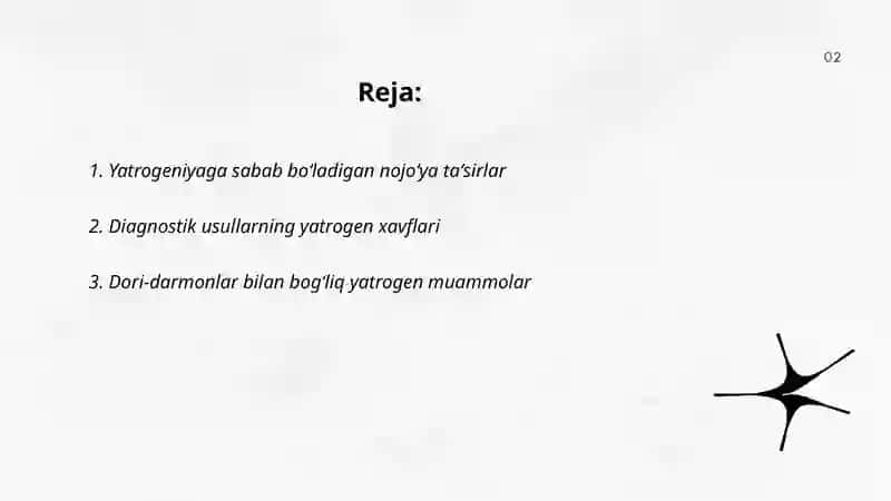 Xozirgi zamon tibbiyotida yatrogeniya muammolari 2
