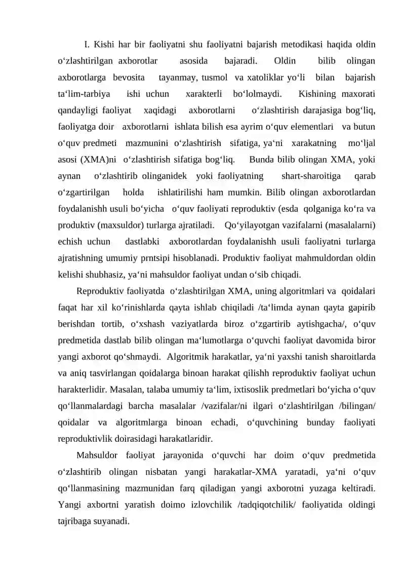 Pedagogik texnologiyalar 2