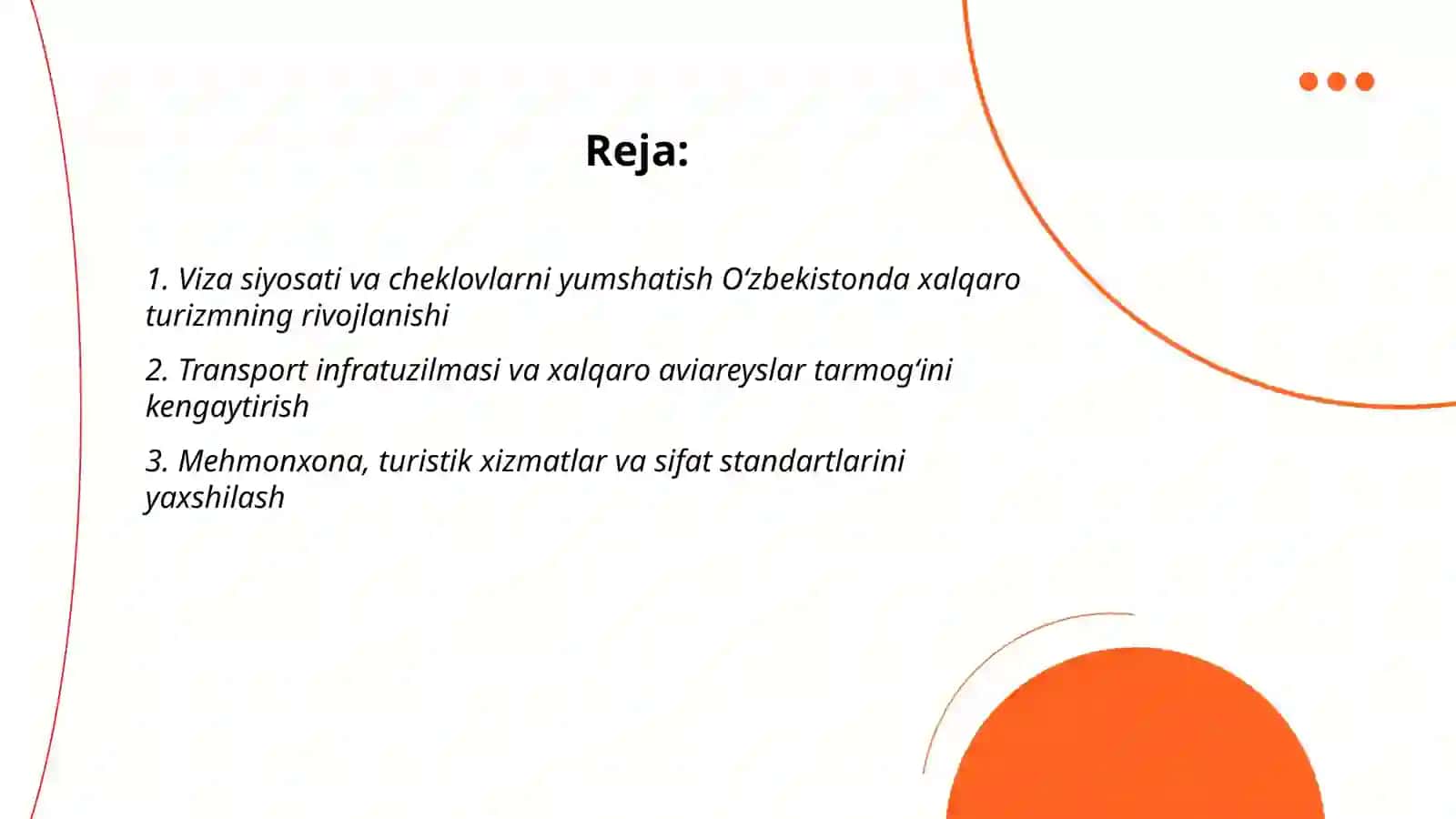 O‘zbekistonda xalqaro turizmning rivojlanishi 2