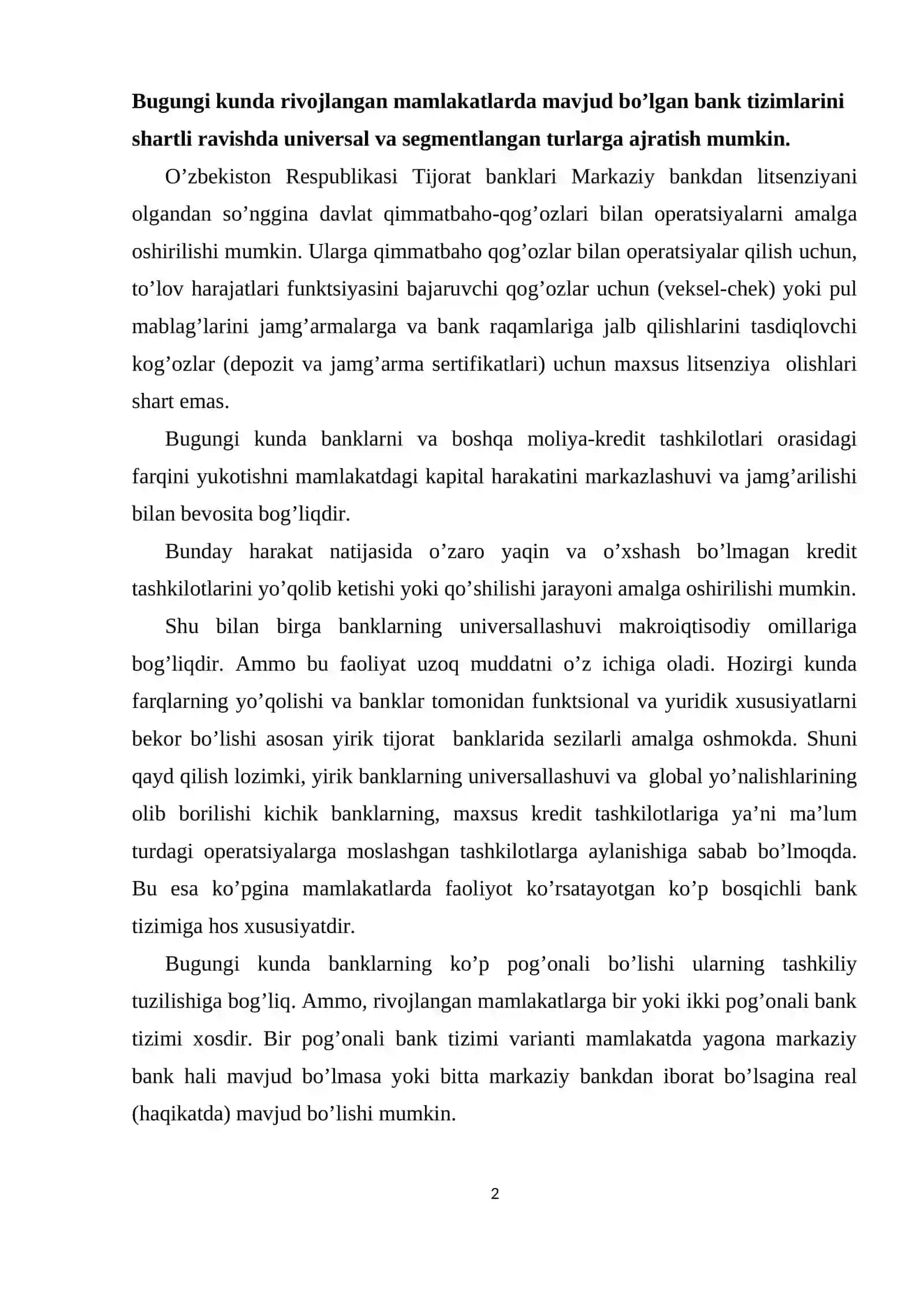 PUL-KREDIT SIYOSATIGA YONDASHUVLAR 2
