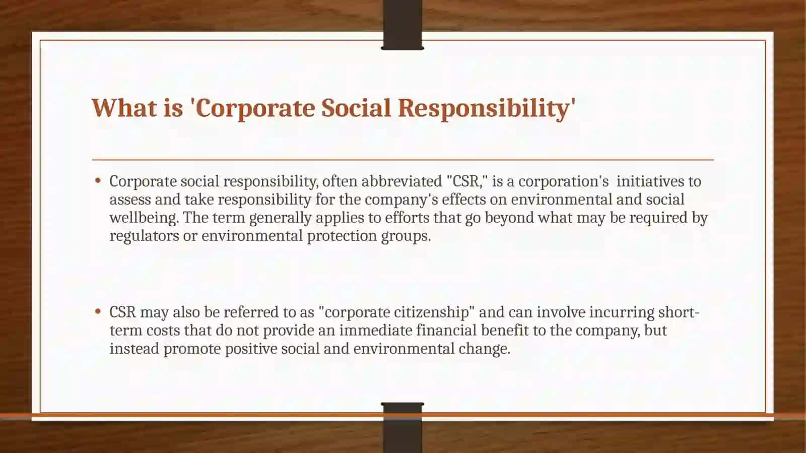 Corporate Social Responsibility 2