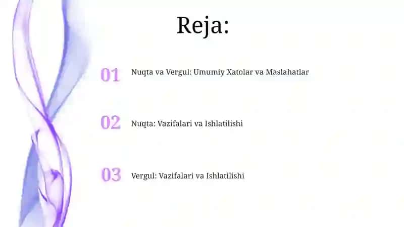 Nuqta va Vergul: Umumiy Xatolar va Maslahatlar 2
