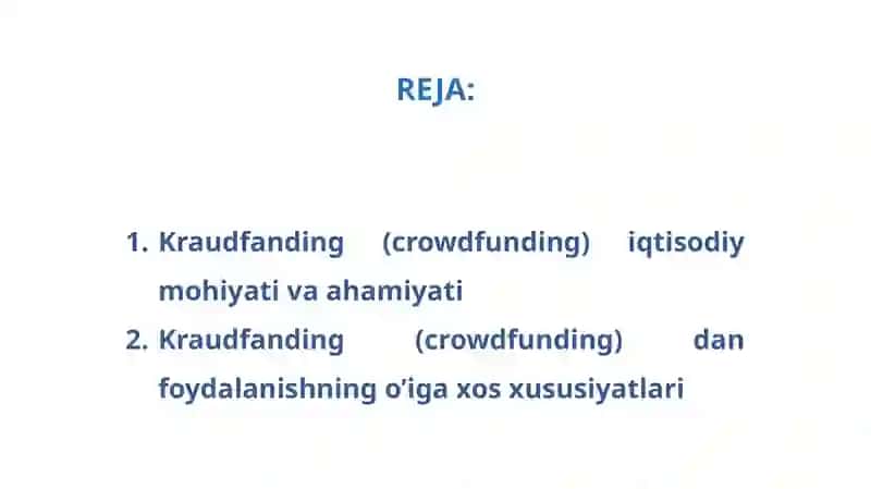 Kraudfanding (crowdfunding) 2