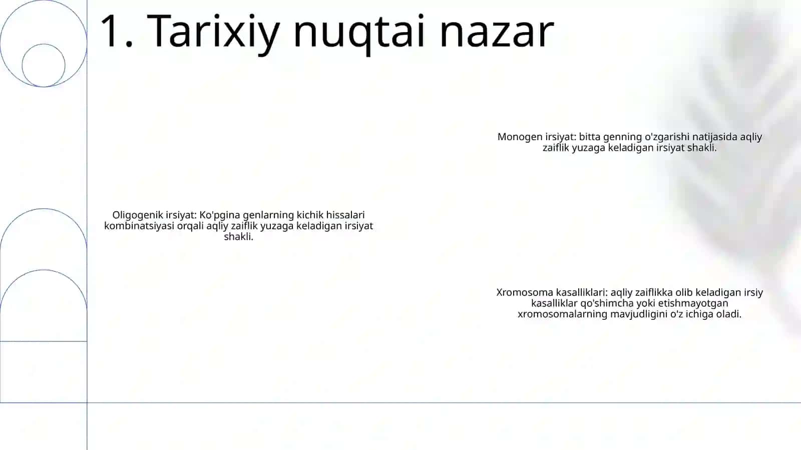 Oligofreniyaning Irsiy Shakllari 2