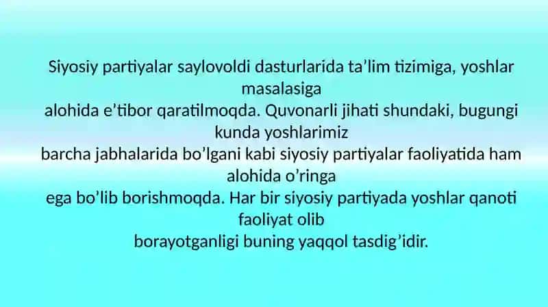 Siyosiy partiya tushunchasi 2