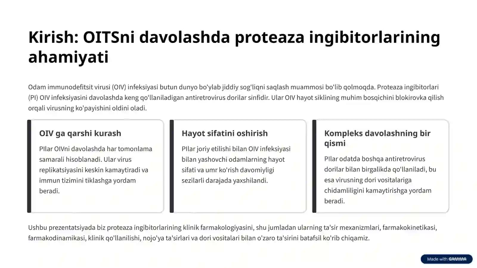 Proteaza Ingibitorlarining Klinik Farmakologiyasi 2