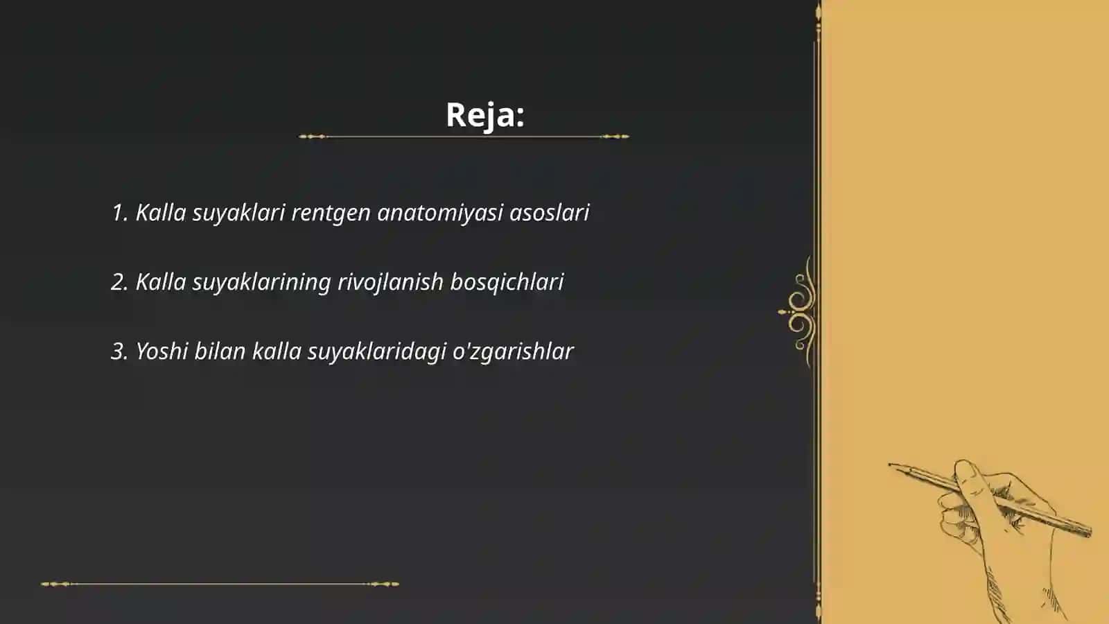 Kalla suyaklarining rentgenanatomiyasi 2