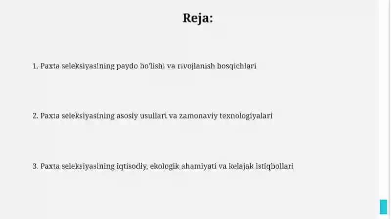 Paxta seleksiyasi 2