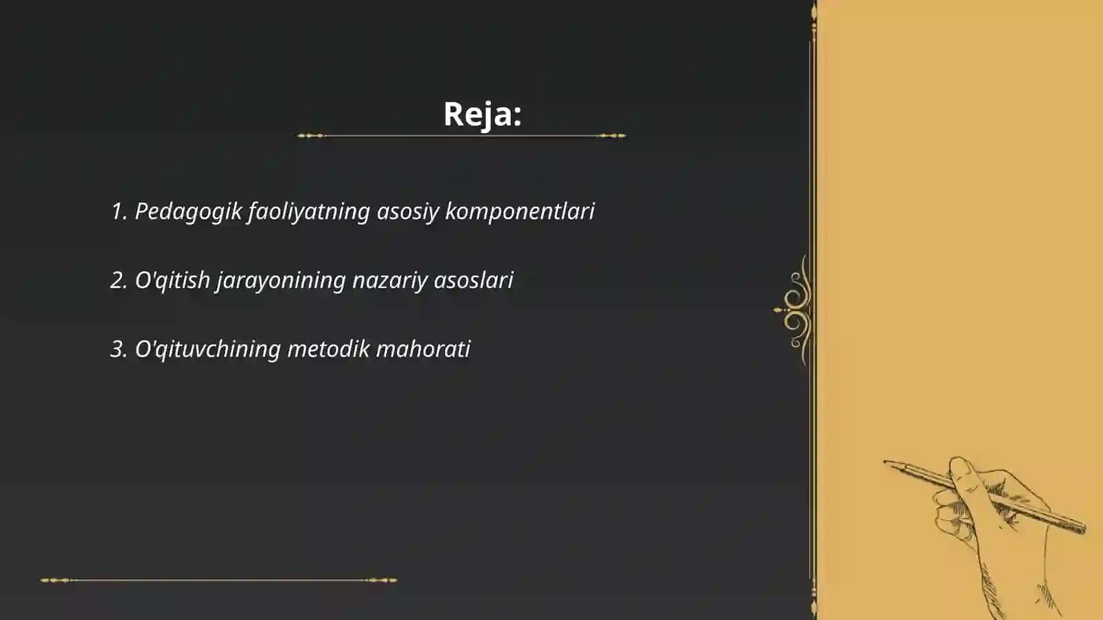 Pedagogik faoliyatning Tuzilishi va Turlari 2