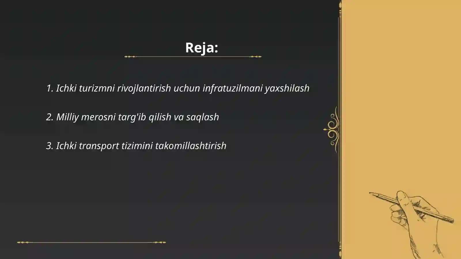 Ichki Turizm rijlaniwi 2