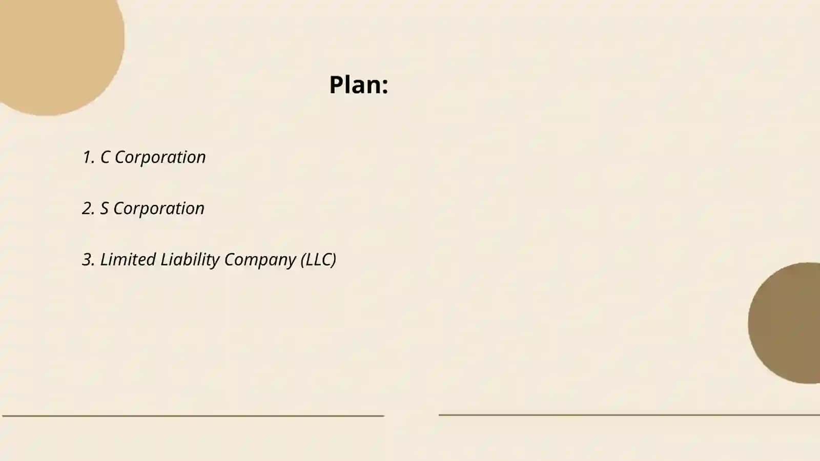 C Corporation 2