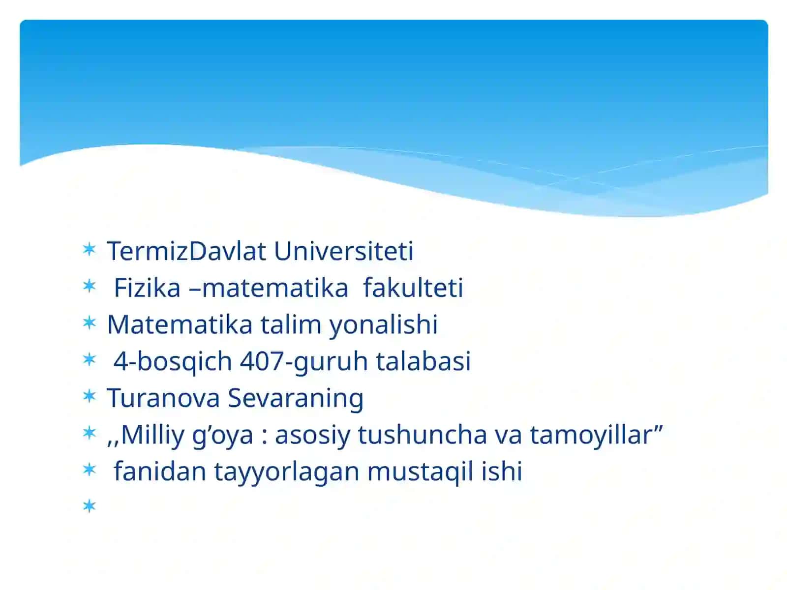 Matematika talim yonalishi 2