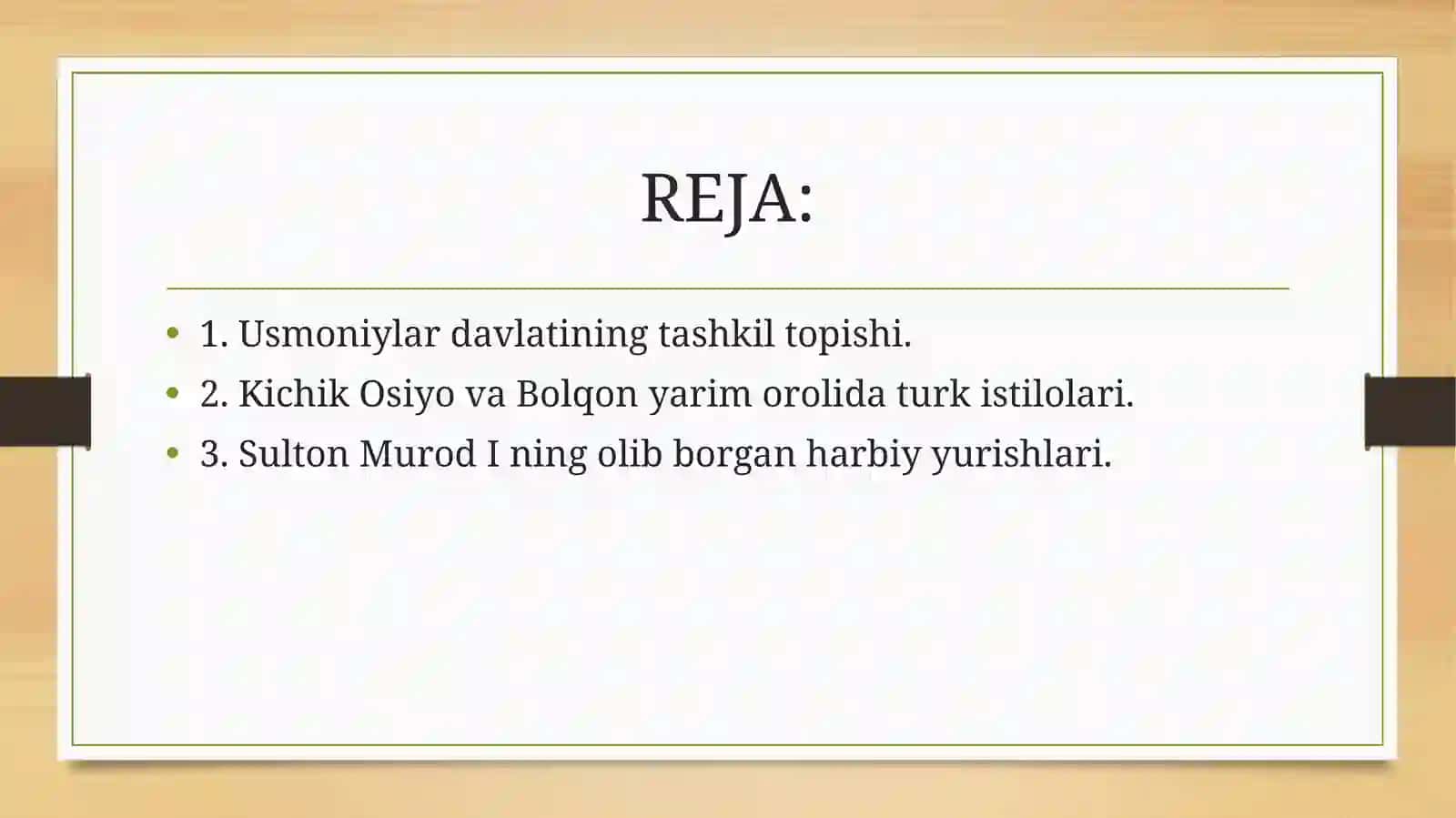 XI – XV ASRLARDA TURKIYA 2