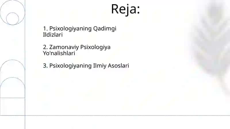 Psixologiya tarixi 2