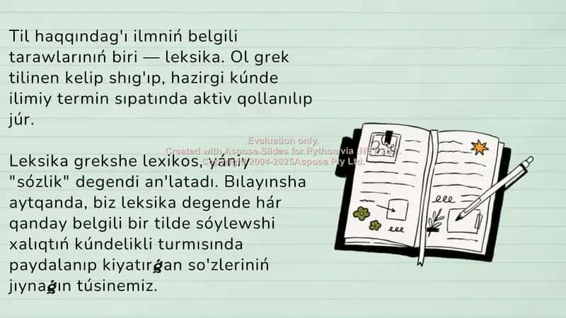 Sózdiń leksikalıq mánileriniń túrleri 2