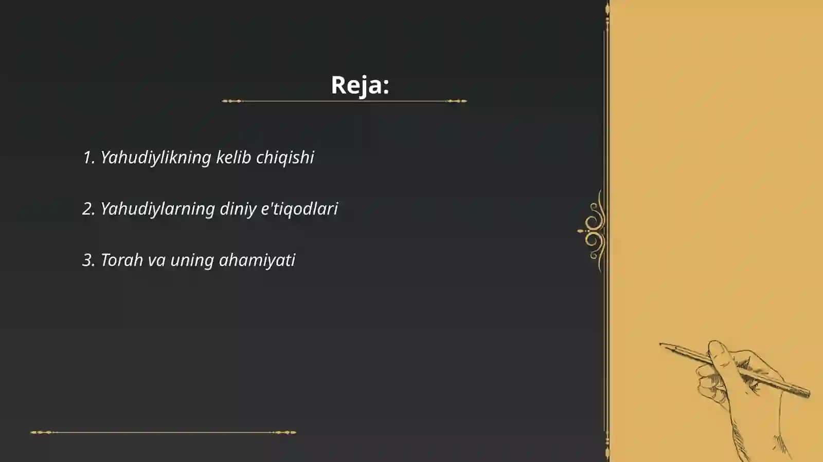 Yahudiylik dinining kelib chiqishi 2