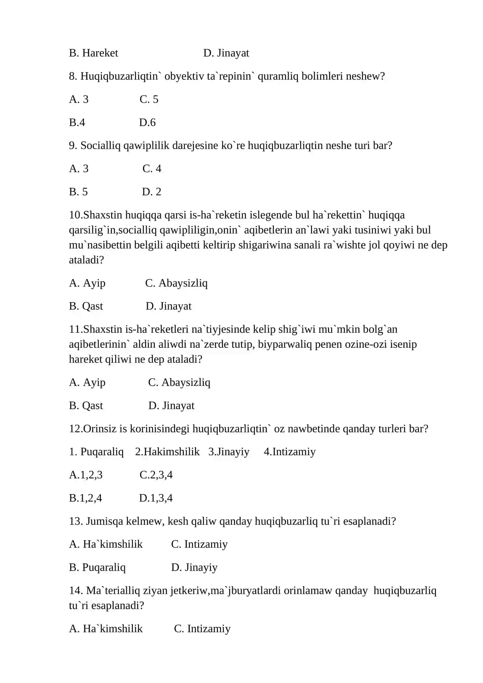 Huqiqbuzarliq 2