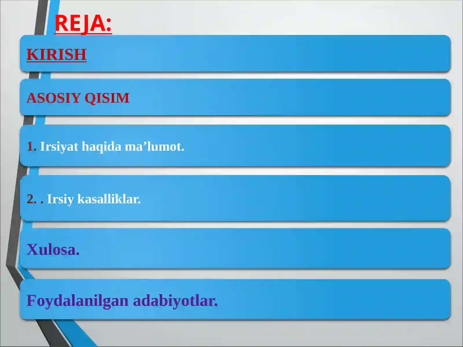 Irsiykasalliklar 2