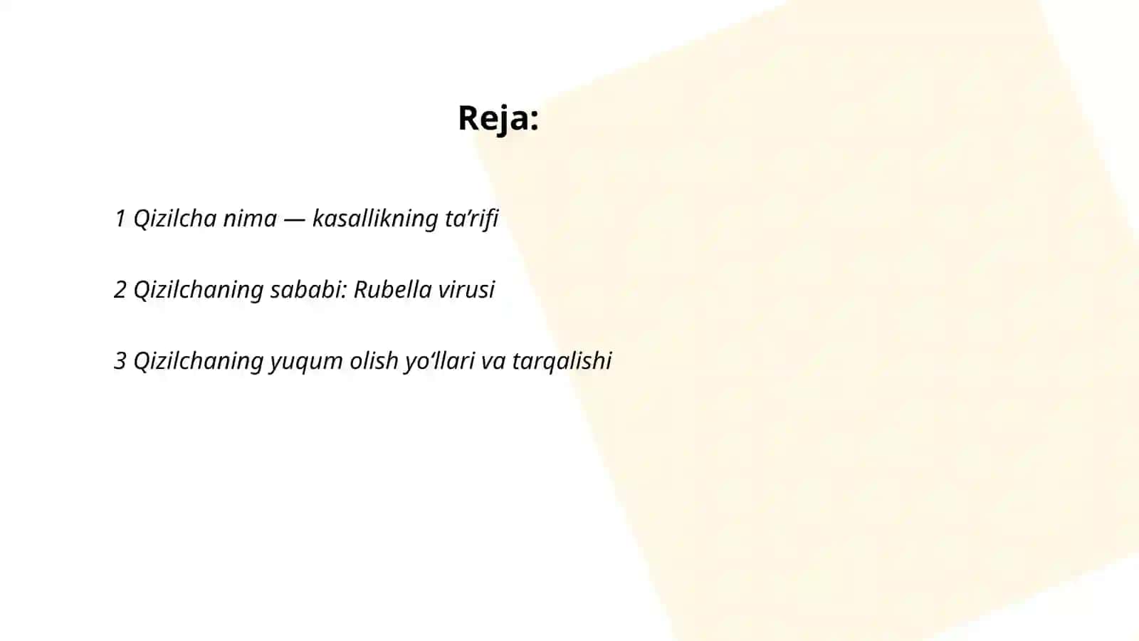 Qizilcha sabablari belgilari va davosi 2