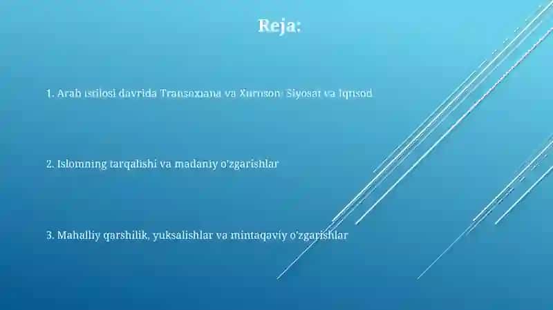 Arab xalifaligi davrida movarounnahr va xuroson 2