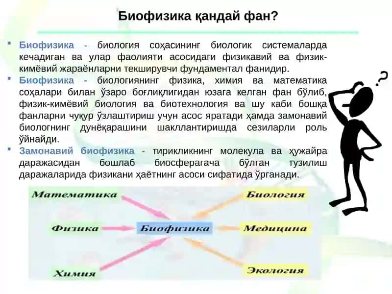 Биофизика фанига муқаддима 2