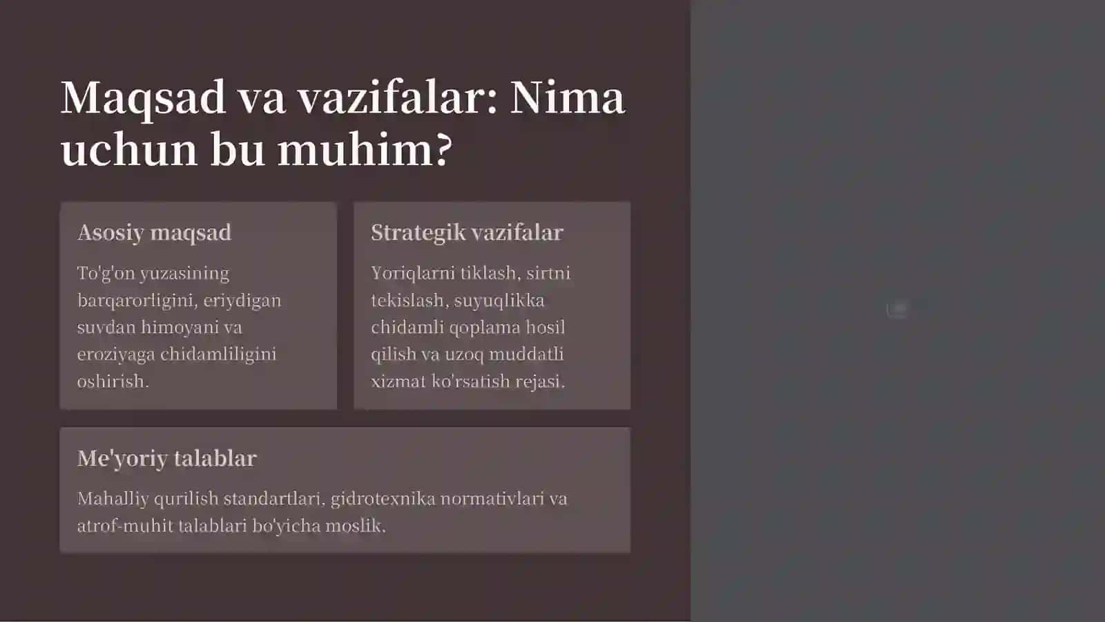 togon yuzasi qoplamasi 2