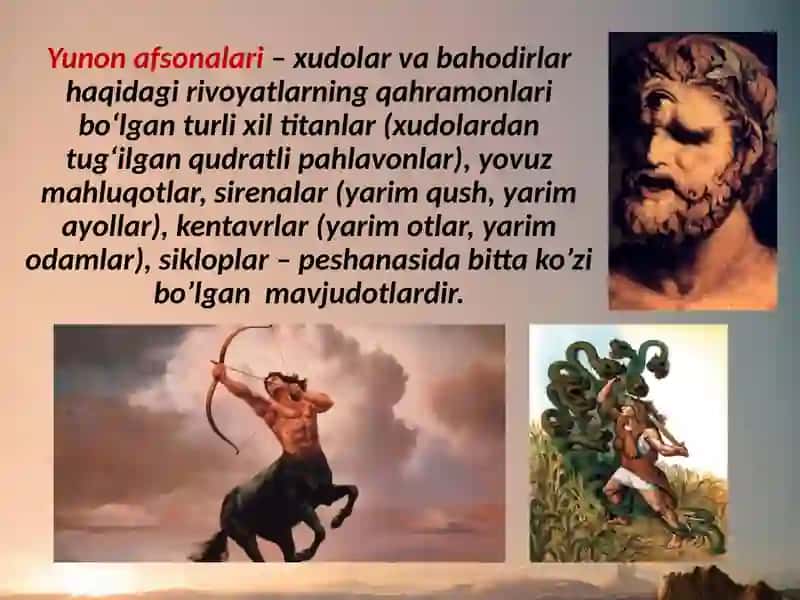 Qadimgi Yunoniston afsonalari 2