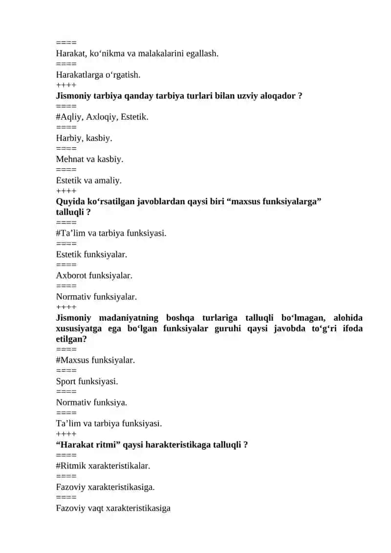 Jismoniy tarbiya, sport nazariyasi va uslubiyati kafedrasi 2