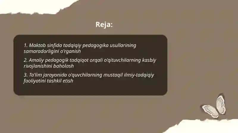 Tadqiqiy pedagogika va ta'lim amaliyoti 2