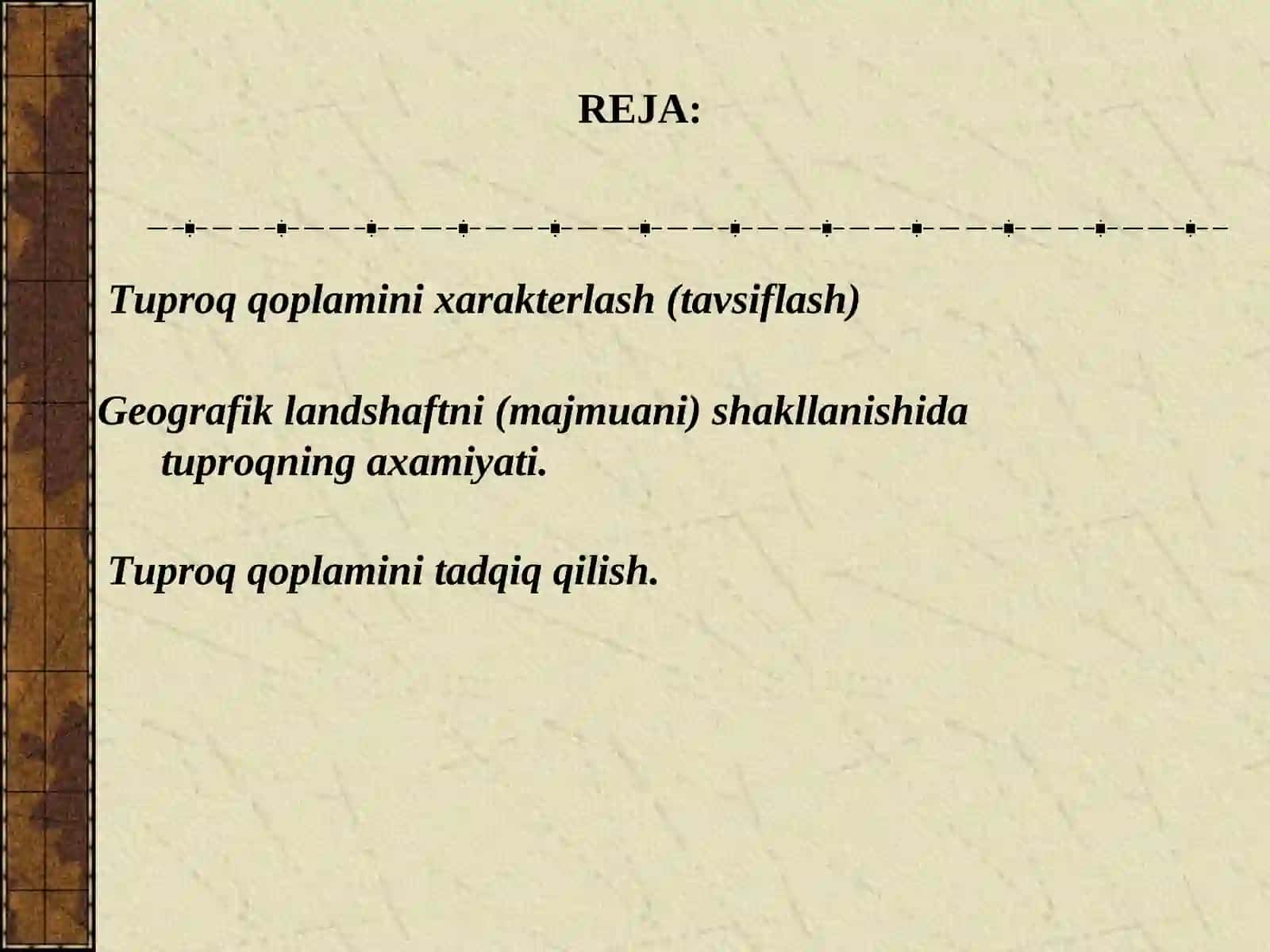 Tuproq va tuproqning axamiyati 2