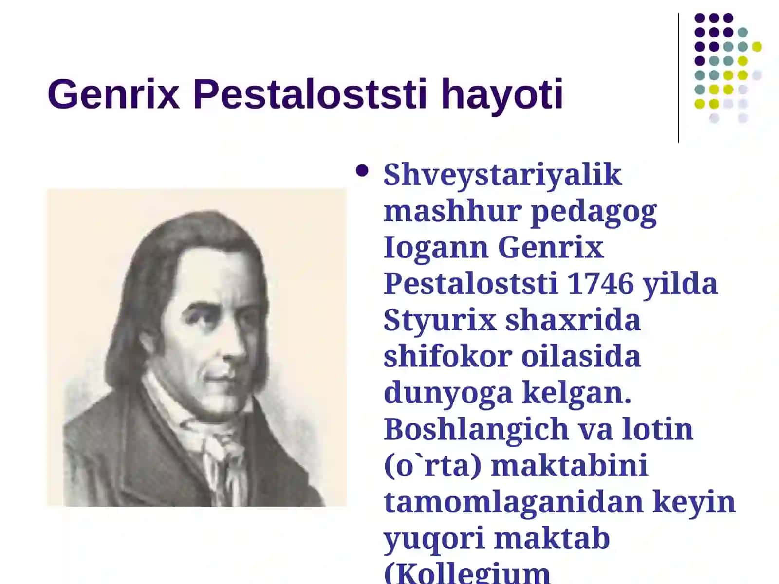 Pestoloststi ta`lim tarbiya haqida qarashlari 2
