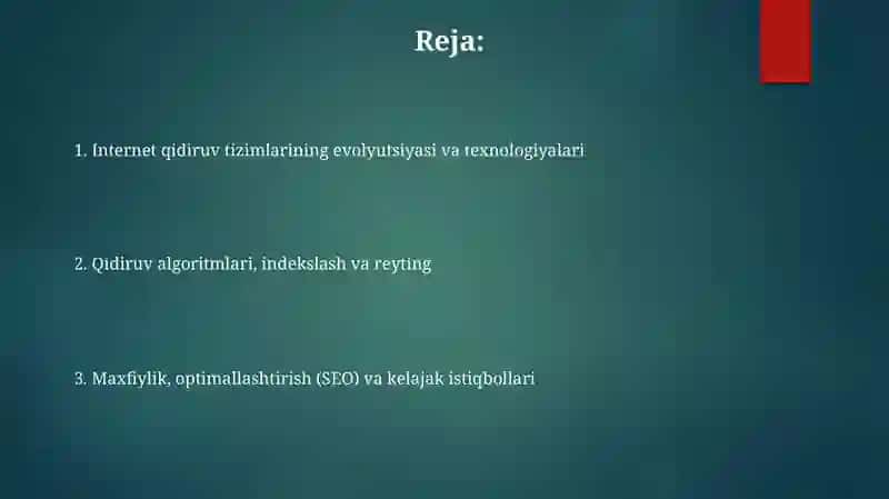 Internet qidiruv tizimlari 2