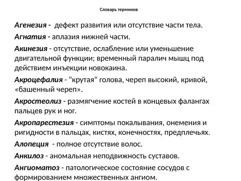 Словарь терминов 2