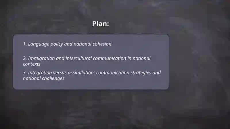 Language Policy and National Cohesion 2