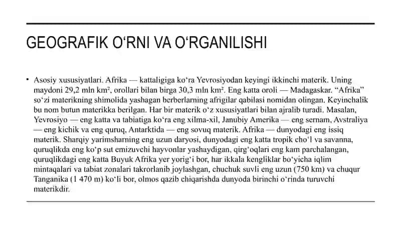 AFRIKA MATERIGI 2