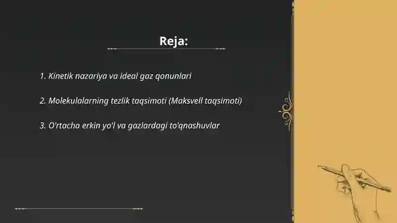 Molekulyar fizika 2