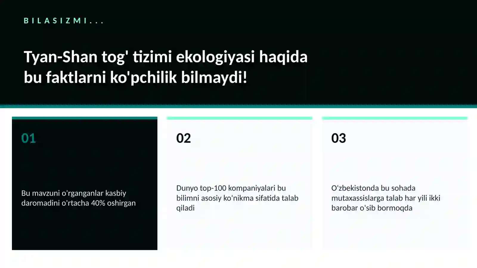 Tyan-Shan tog' tizimi ekologiyasi 2