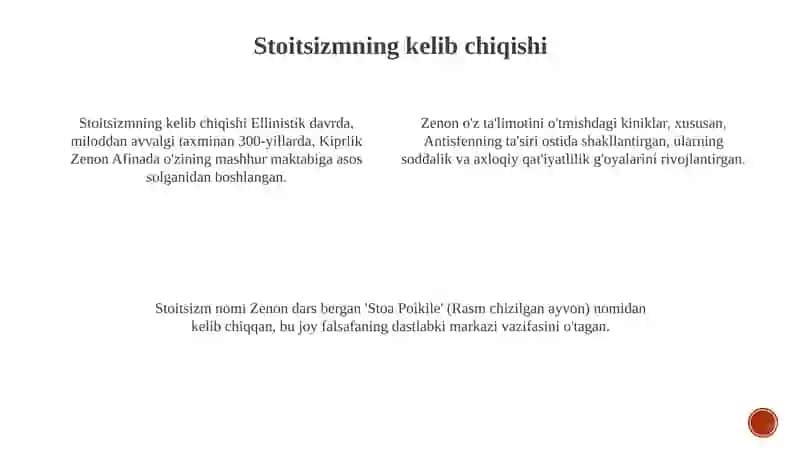 Stoitsizmning kelib chiqishi 2