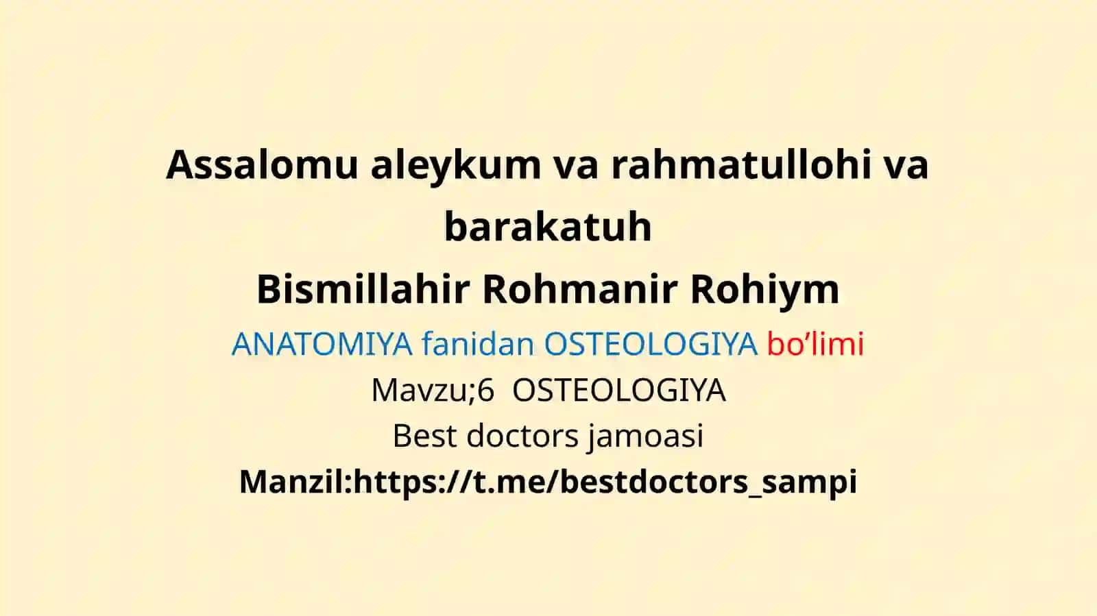 OSTEOLOGIYA 2